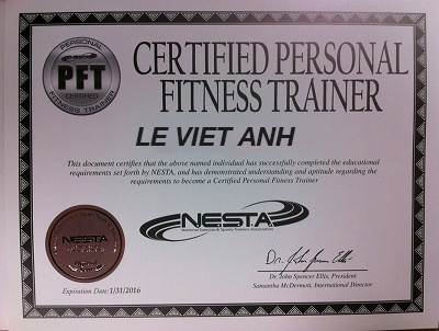 The NESTA Personal Fitness Trainer certification